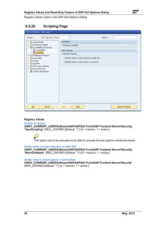 Sap Gui Scripting Tutorial Pdf Sap gui administration_guide | PDF