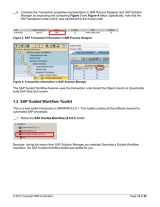 SAP guided workflow in IBM BPM | PDF