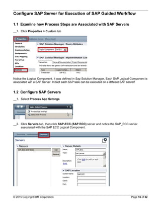 SAP guided workflow in IBM BPM | PDF