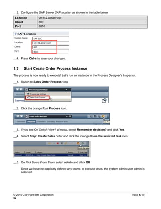 SAP guided workflow in IBM BPM | PDF