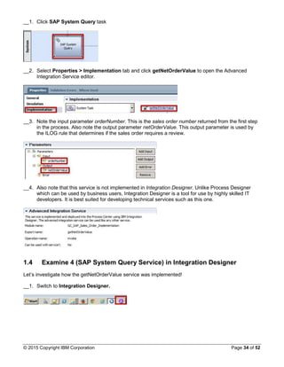 SAP guided workflow in IBM BPM | PDF