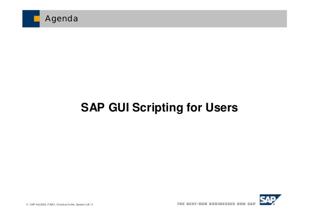 Sap Gui Scripting Api With Guixt