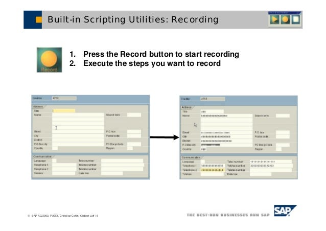 Sap Gui Scripting Api With Guixt