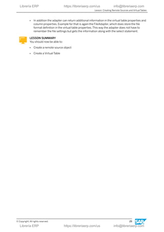 SAP HANA Smart Data Integration: Transform and Replicate Data with Ease ...