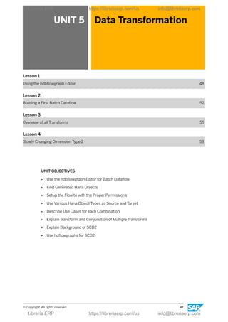 SAP HANA Smart Data Integration: Transform and Replicate Data with Ease ...