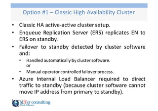 High Availability of SAP ASCS in Microsoft Azure | PPT | Free Download