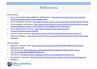 High Availability of SAP ASCS in Microsoft Azure | PPT