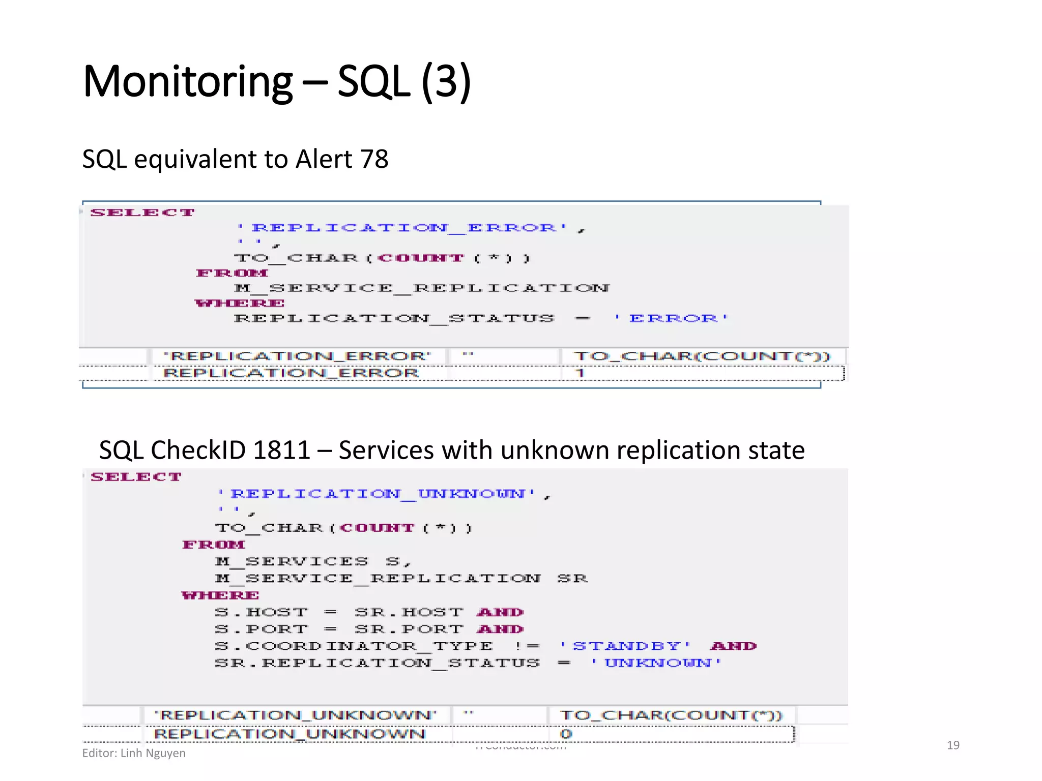 SAP HANA System Replication - Setup, Operations and HANA Monitoring ...