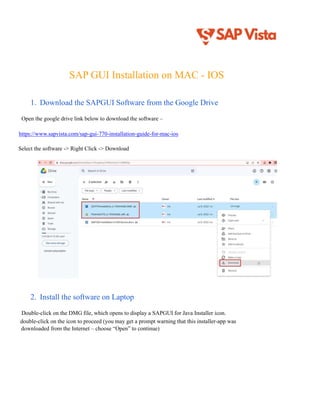 SAP GUI Installation Guide for macOS (iOS) | Connect to SAP Systems on ...
