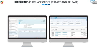 MM FIORI APP –PURCHASE ORDER (CREATE AND RELEASE)
 