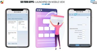 SD FIORI APPS - LAUNCHPAD ON MOBILE VIEW
 