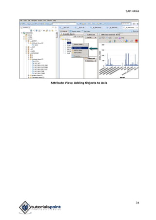 SAP HANA
34
Attribute View: Adding Objects to Axis
 