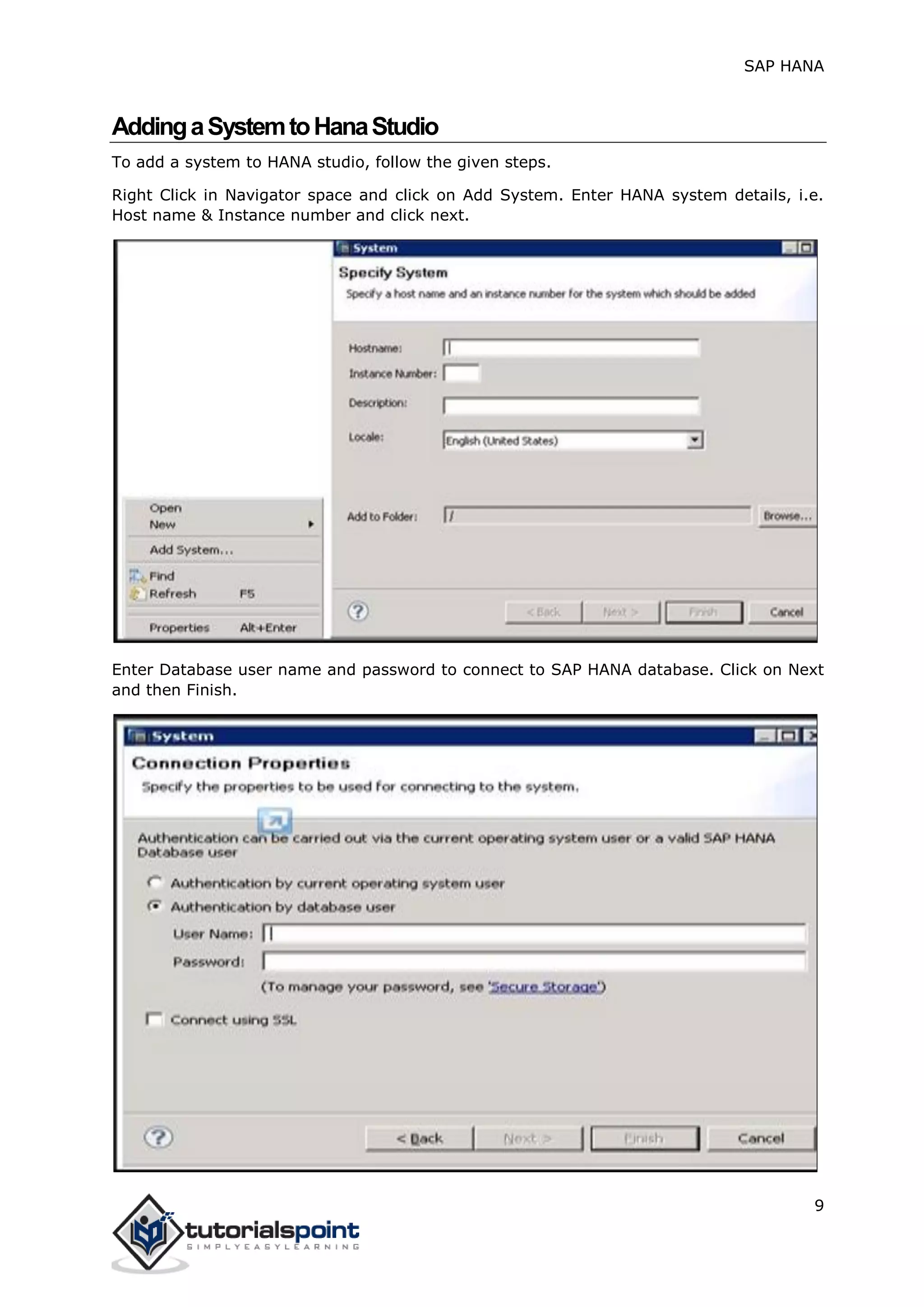 Sap hana tutorial pdf