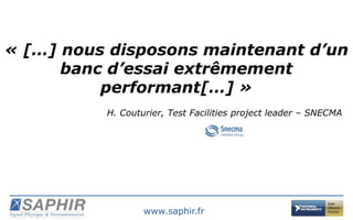 Exemple de projet réalisé par nos équipes

TEST DE L’ÉQUIPEMENT D’ALIMENTATION EN OXYGÈNE DU PILOTE DE L’AVION
RAFALE

 