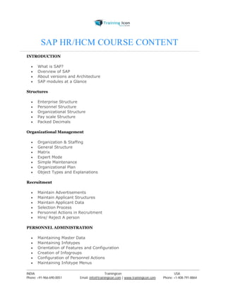 Saphr Online Course _ SAP HCM in SAP S/4HANA (SAP HCM Training ...