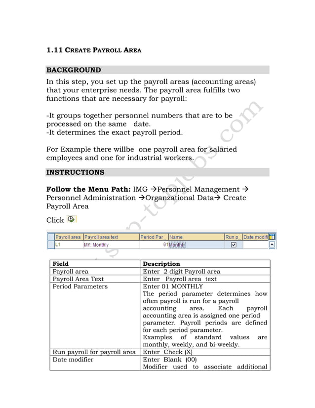 SAP HR Configuration Guide | PDF