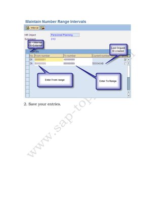 2. Save your entries.
 