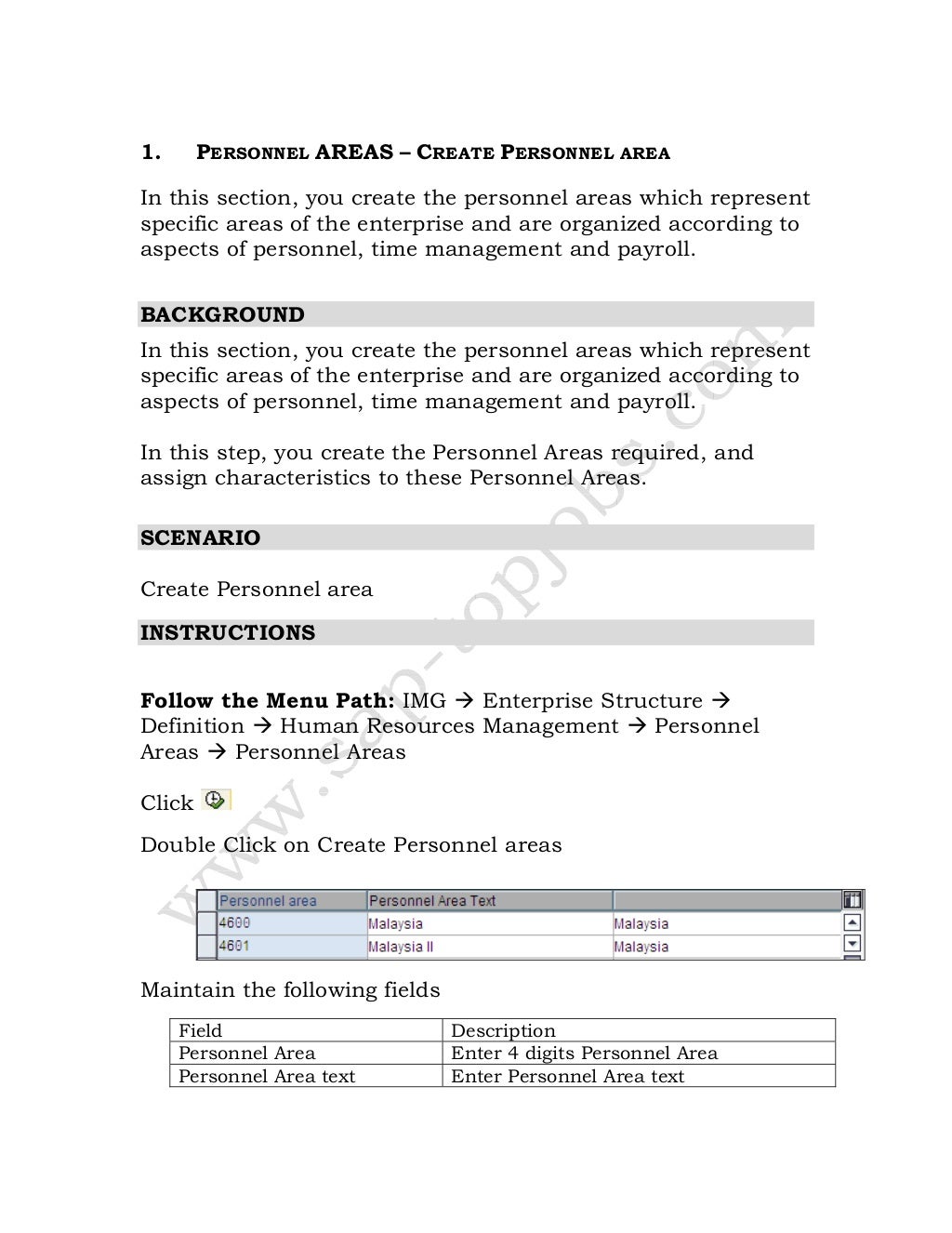 SAP HR Configuration Guide