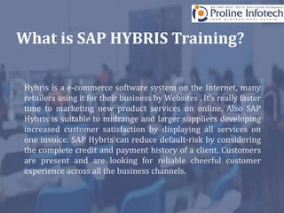 Sap hybris training | PPTX
