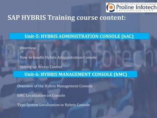 Sap hybris training | PPTX