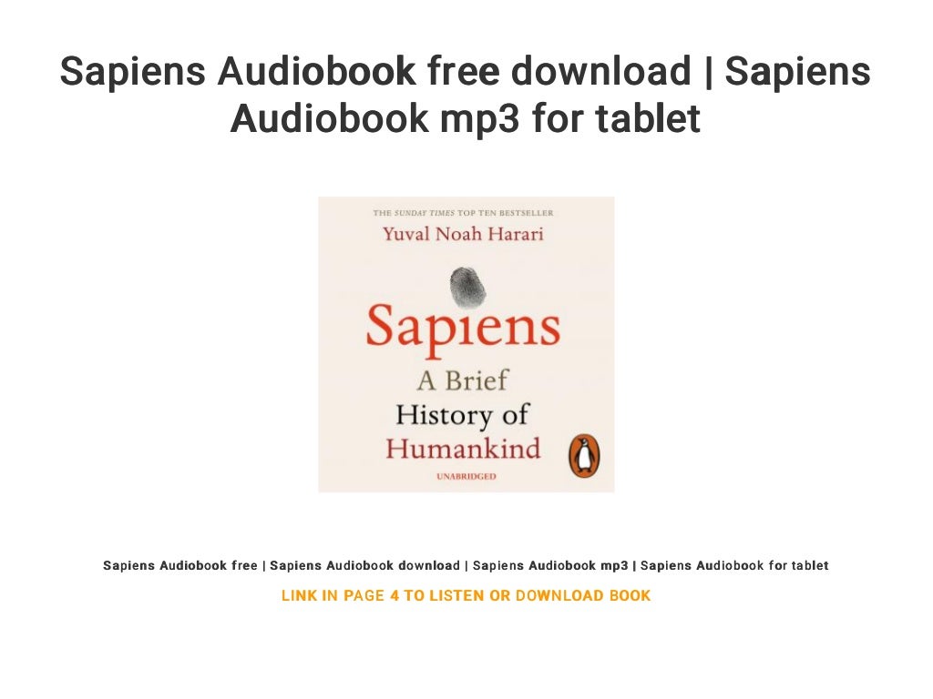Sapiens Audiobook free download Sapiens Audiobook mp3 for tablet Sapiens Audiobook free download Sapiens Audiobook mp3 for tablet