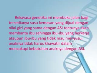 Sapi herman transgenik | PPTX