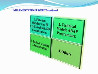 IMPLEMENTATION PROJECT continued
 