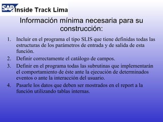 Sesión 04: ALV Object Model | PPT