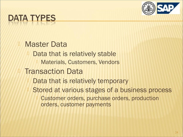 What is SAP| SAP Introduction | Overview of SAP | PPT