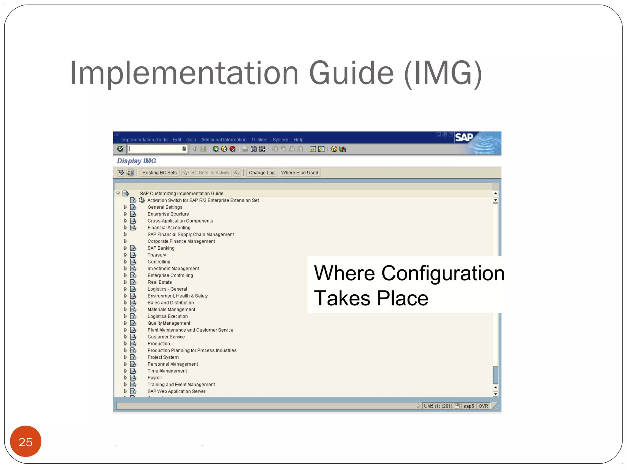 Implementation Guide (IMG)
© 2008 by SAP AG. All rights reserved.25
Where Configuration
Takes Place
 