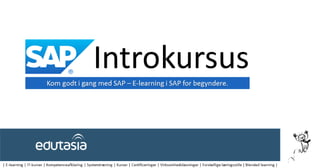 SAP introkursus - SAP for begyndere