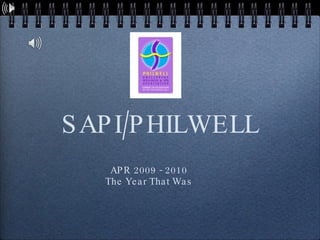 SAPI/PHILWELL ,[object Object],[object Object]