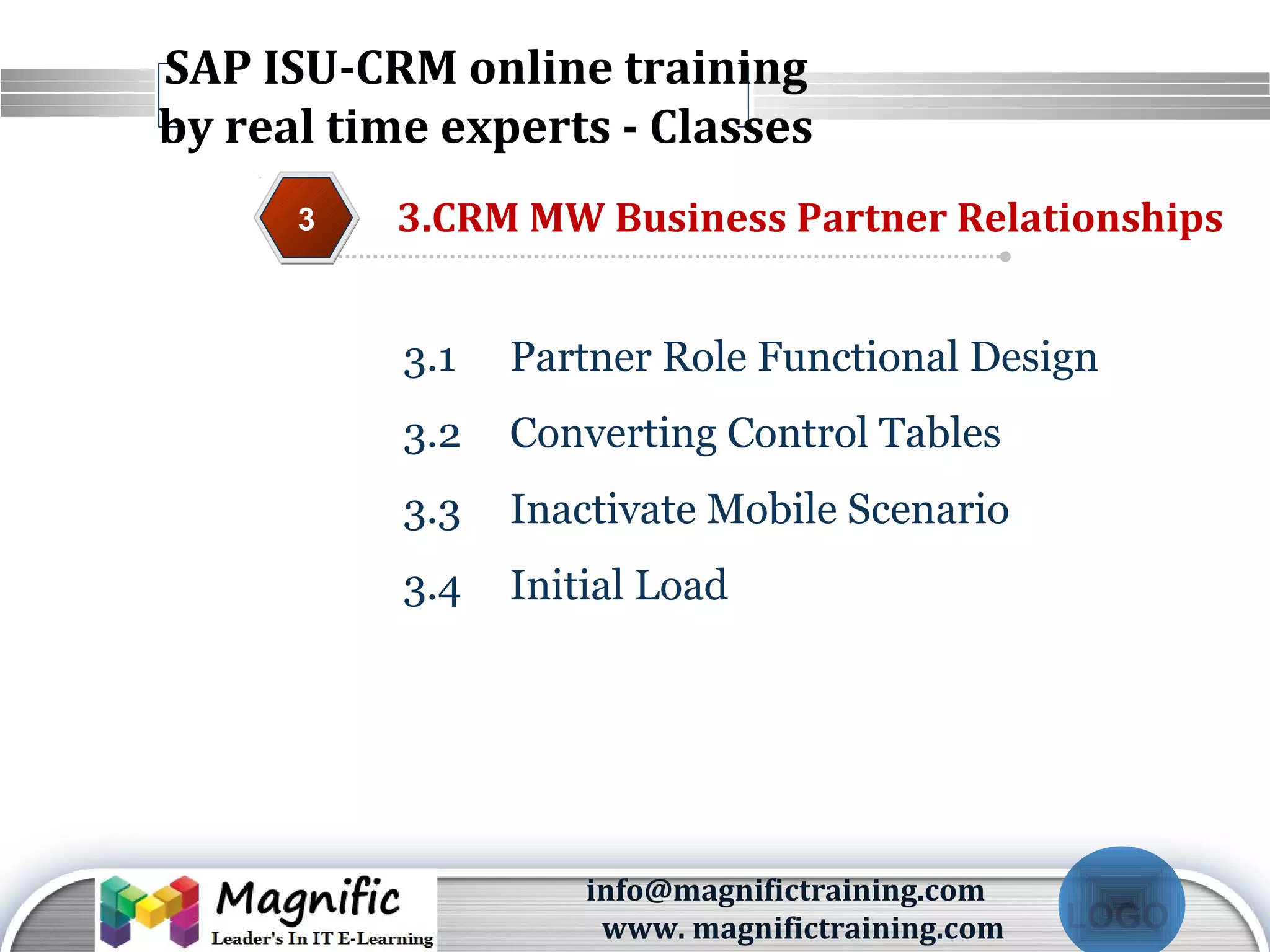 Sap isu/crm online training | PPT