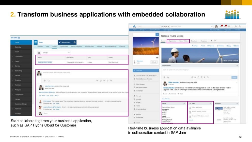 Innovate collaborative applications with SAP Jam Collaboration & SAP