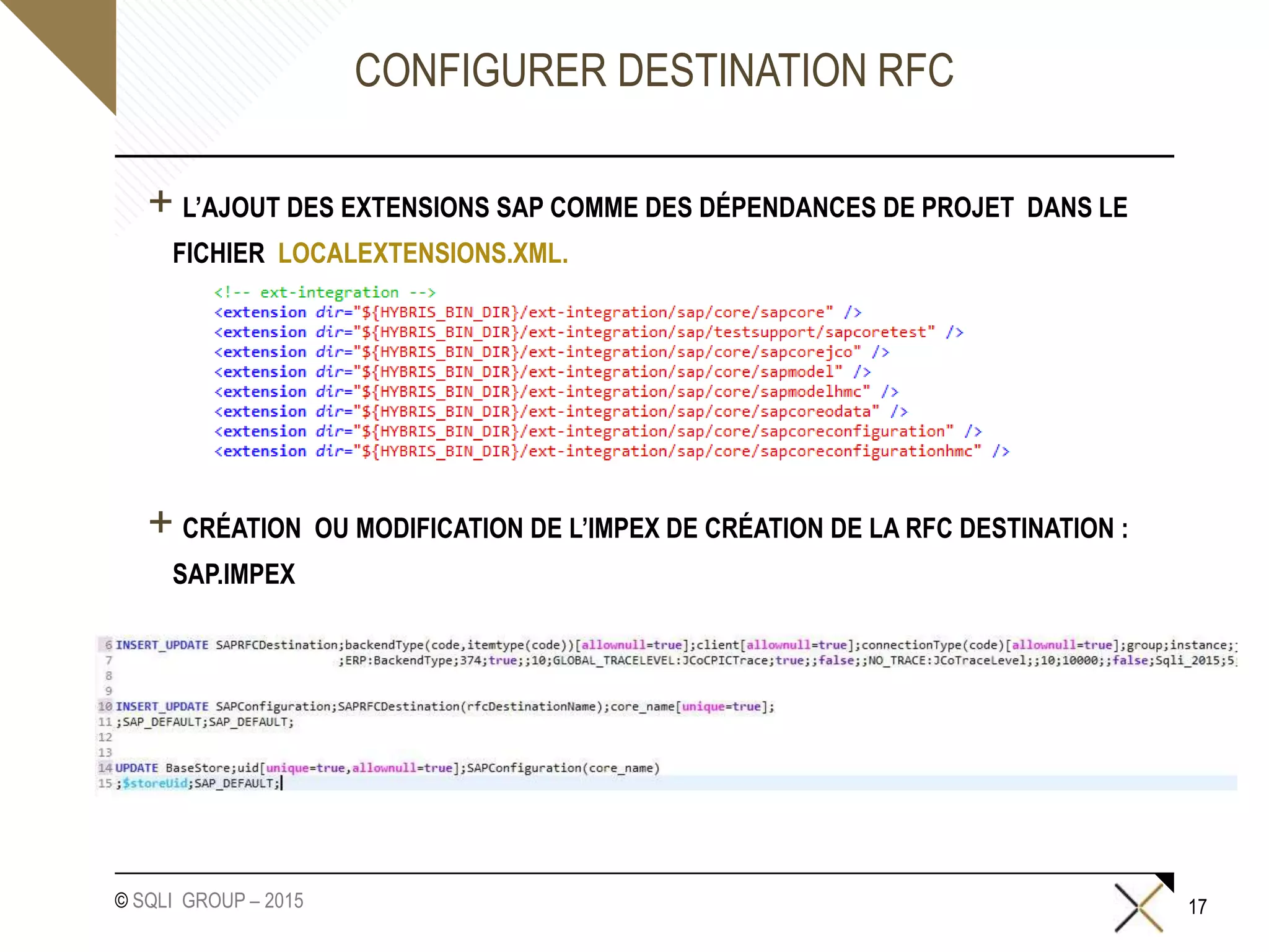 Sap java connector / Hybris RFC | PPTX | Programming Languages | Computing