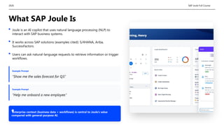 Comprehensive SAP Joule Full Course: AI Copilot, Integration, and App ...