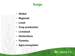 Sapkota, Tek - Climate Food and Farming CLIFF Network annual workshop November 2017