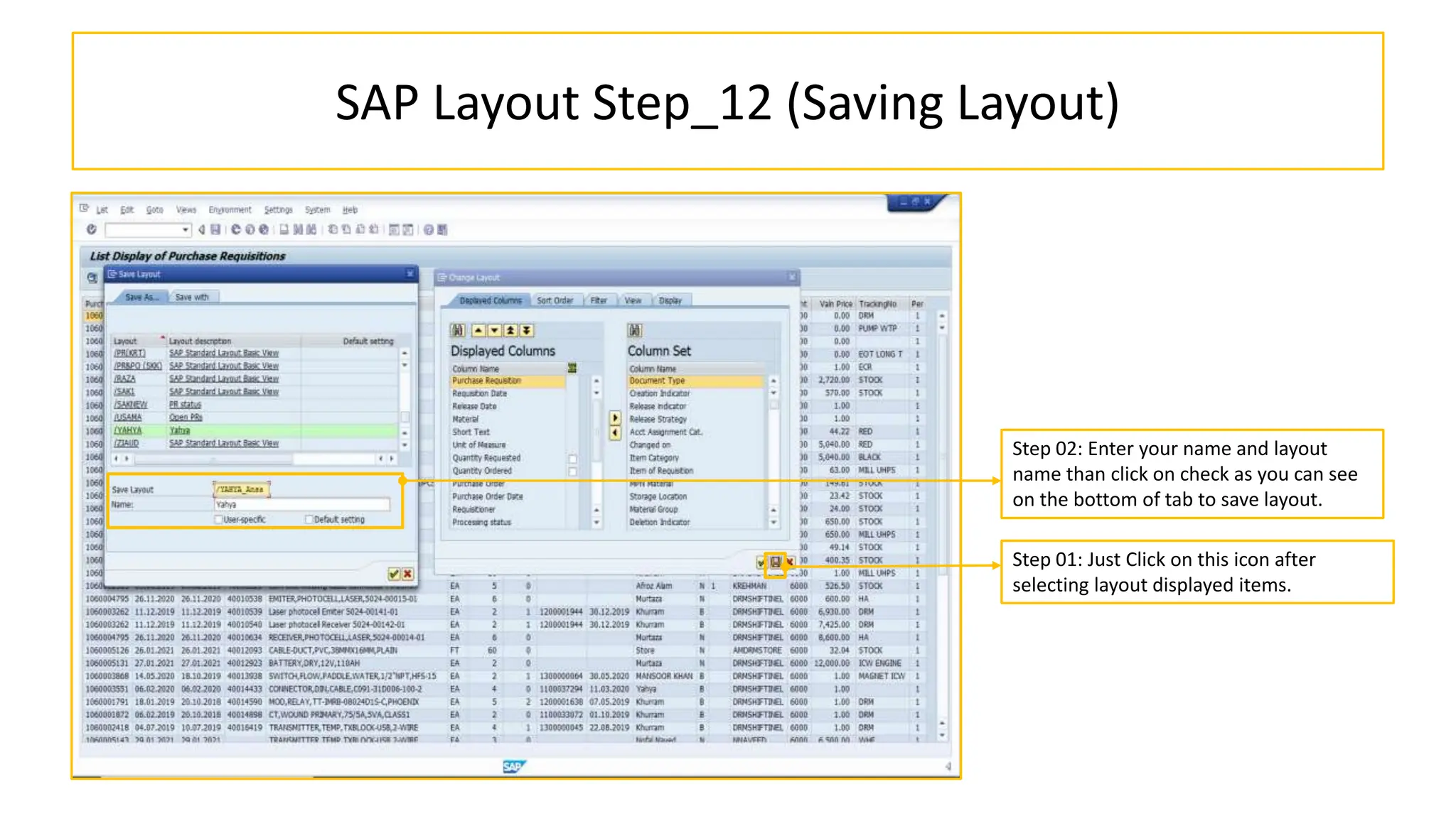 SAP Layout SOP for module of Supply Chain & Logistics | PPTX ...