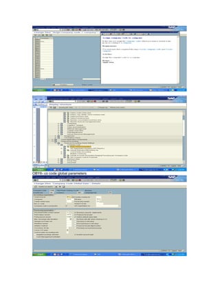 OBY6- co code global parameters
 