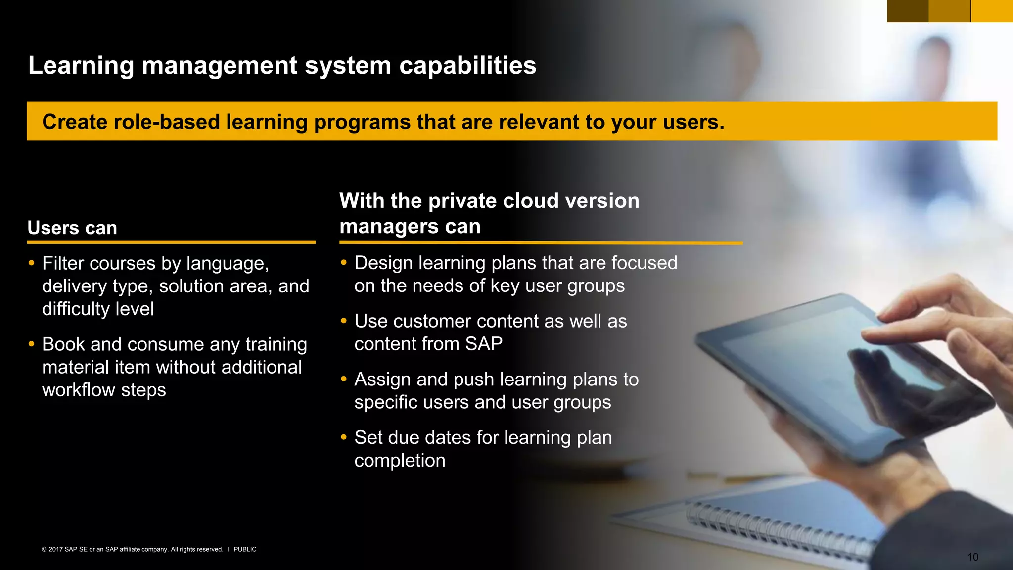 SAP Learning Hub, professional edition PPTX