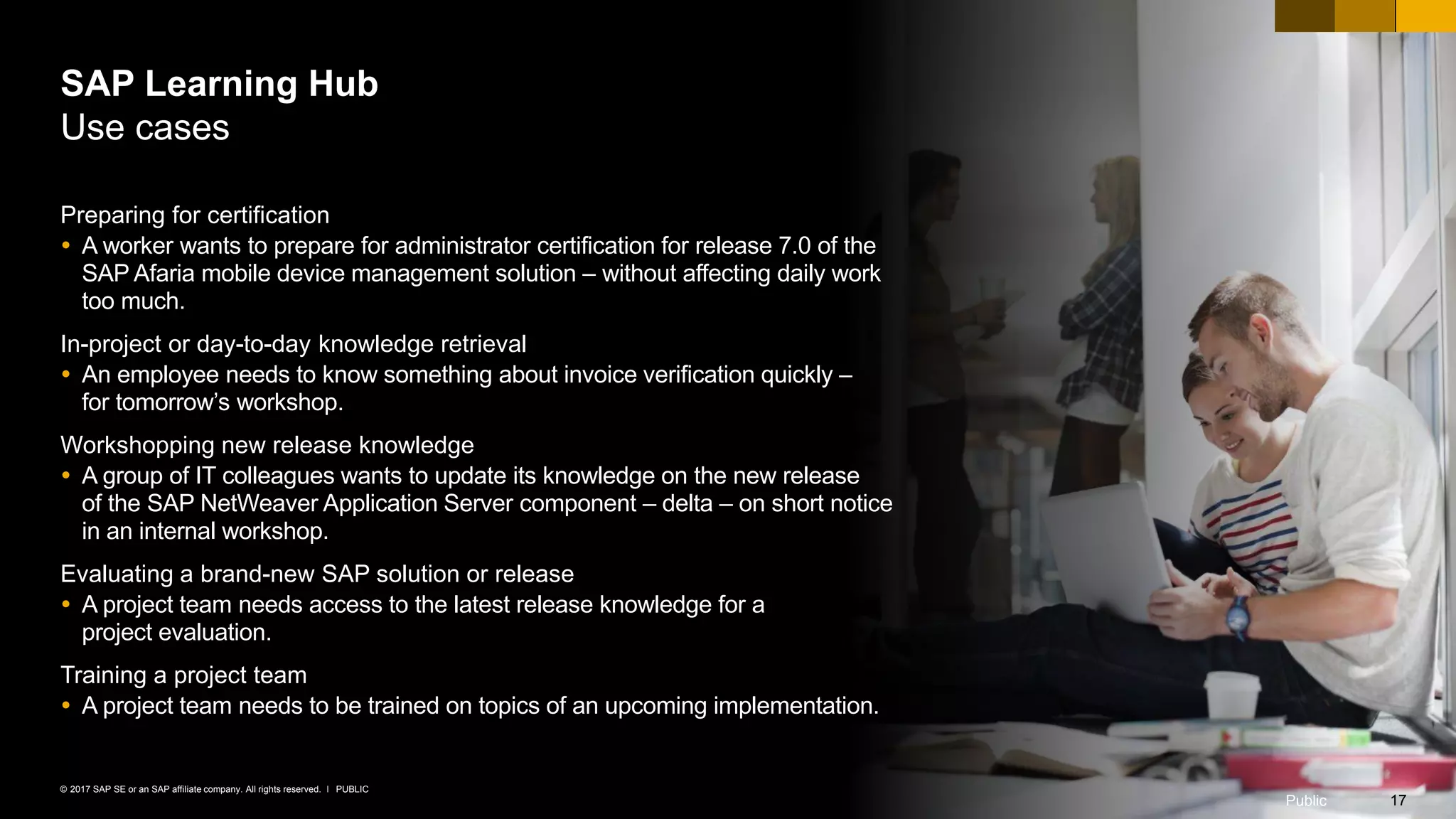 SAP Learning Hub, professional edition PPTX