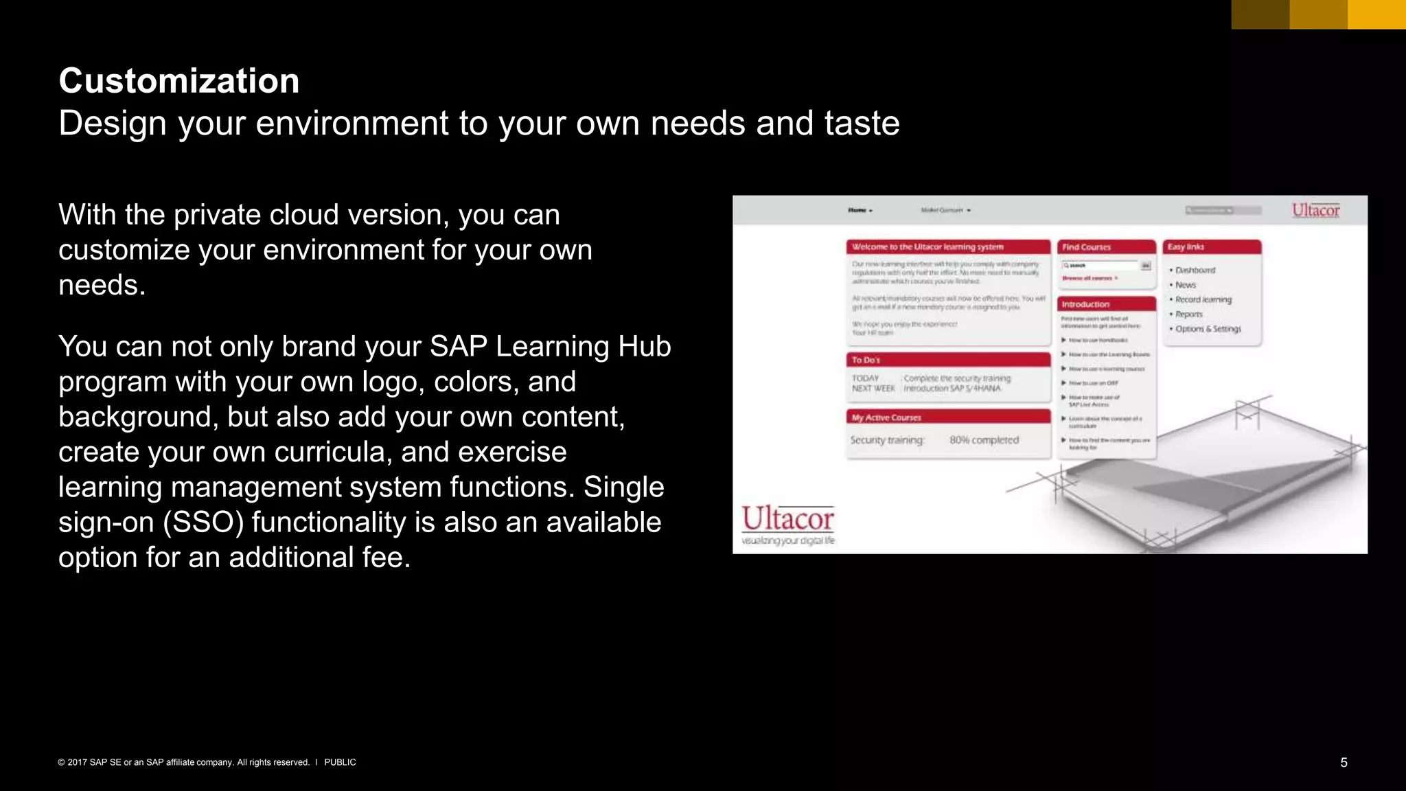 SAP Learning Hub, professional edition PPTX