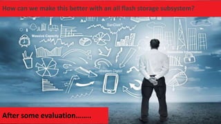 10
Our Belief
SanDisk®
Extreme Performance
Massive Capacity
Immediate Information
How can we make this better with an all flash storage subsystem?
After some evaluation……..
Western Digital
 