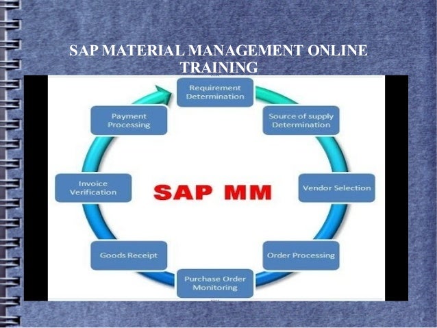 Sap material management training online institute