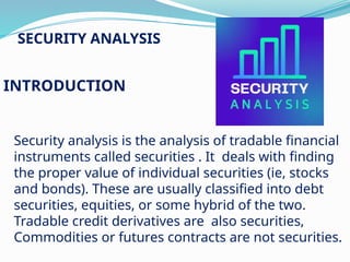 SAPM BCU M2 SECURITY AND PORTFOLIO MANAGEMENT | PPTX