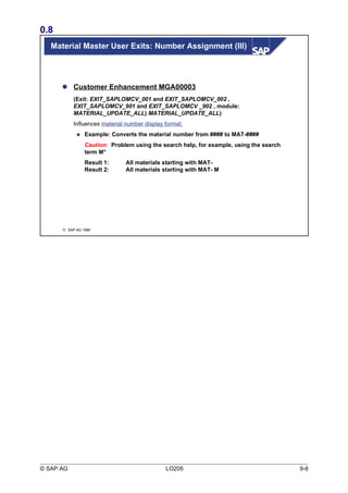 Material Number Example Sap mm bom | DOC