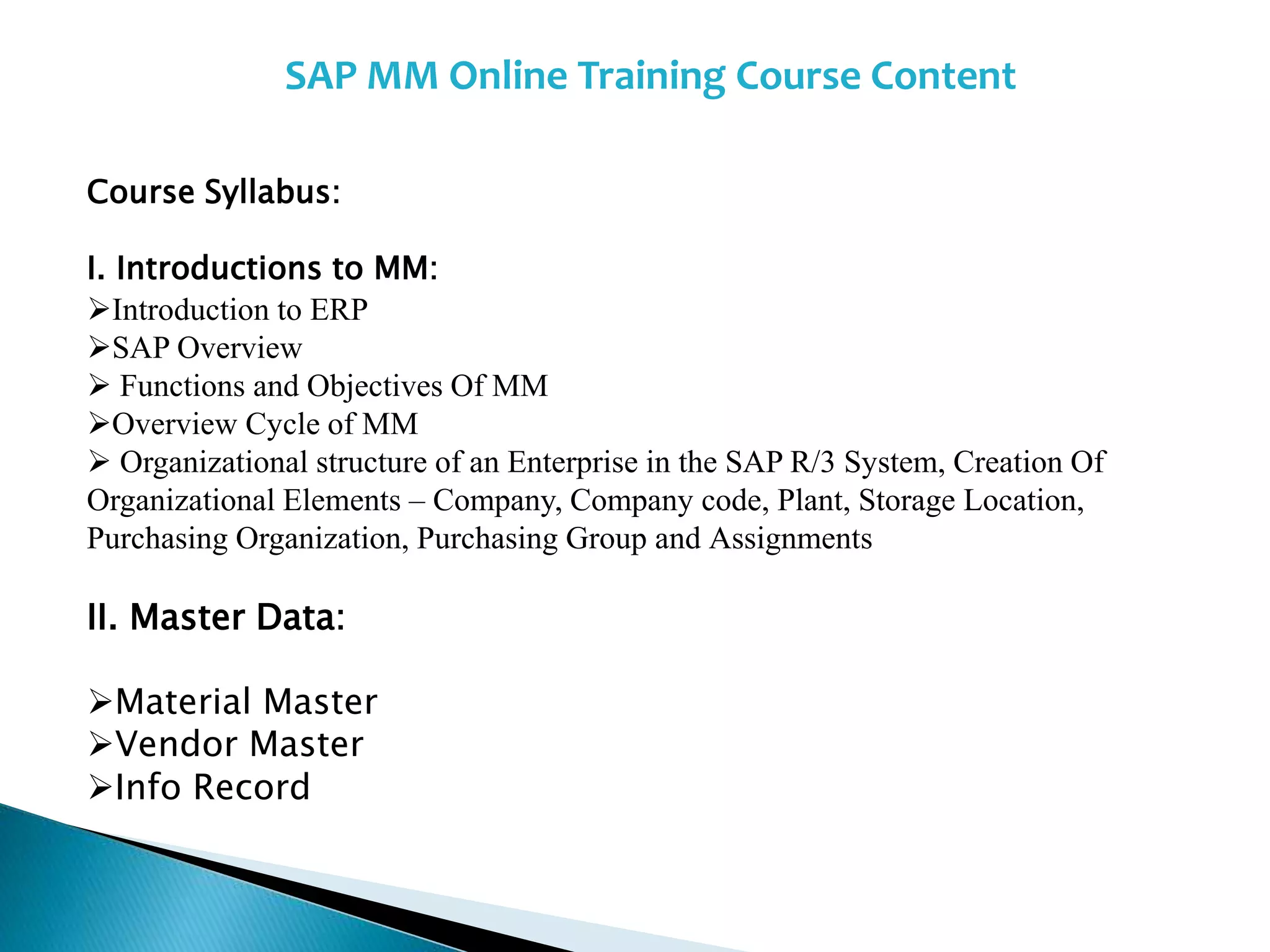 SAP MM | PPT
