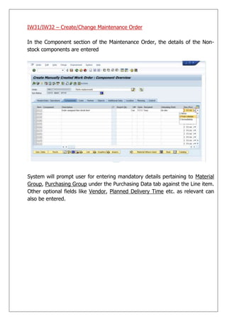 Iw39 Example SAP MM Standard Business Processes | DOCX