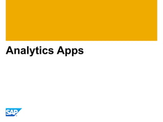 Analytics Apps
 