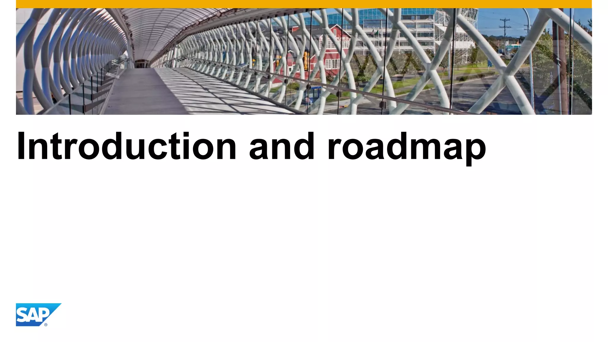 Introduction and roadmap

 